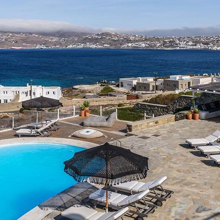 Cosset Villa Bohochic Sea&Harbourview And Sunset By One-Villas Ornos  Bagian luar foto