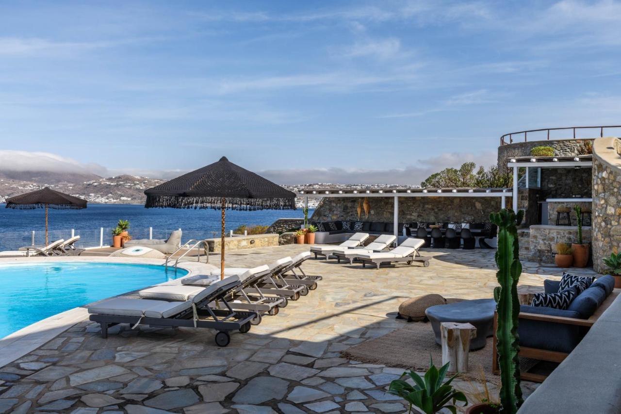 Cosset Villa Bohochic Sea&Harbourview And Sunset By One-Villas Ornos  Bagian luar foto