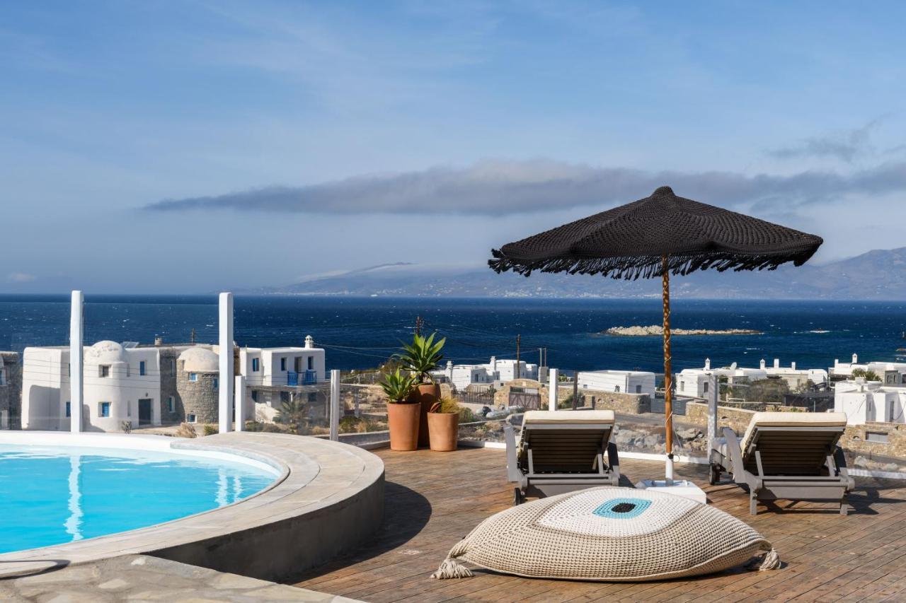 Cosset Villa Bohochic Sea&Harbourview And Sunset By One-Villas Ornos  Bagian luar foto