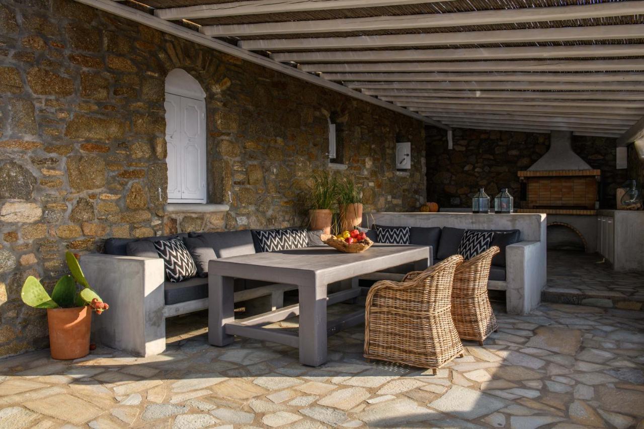 Cosset Villa Bohochic Sea&Harbourview And Sunset By One-Villas Ornos  Bagian luar foto