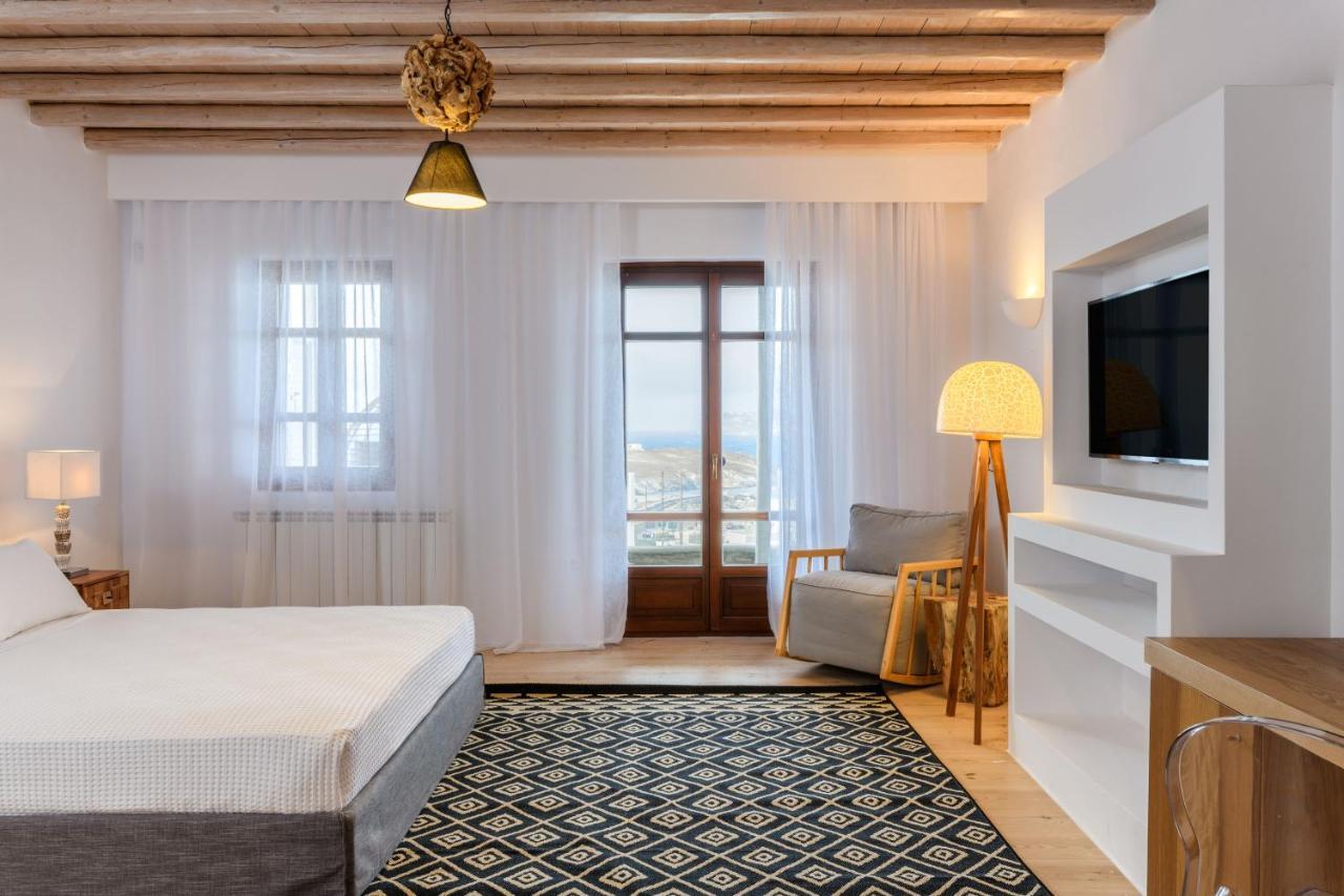 Cosset Villa Bohochic Sea&Harbourview And Sunset By One-Villas Ornos  Bagian luar foto