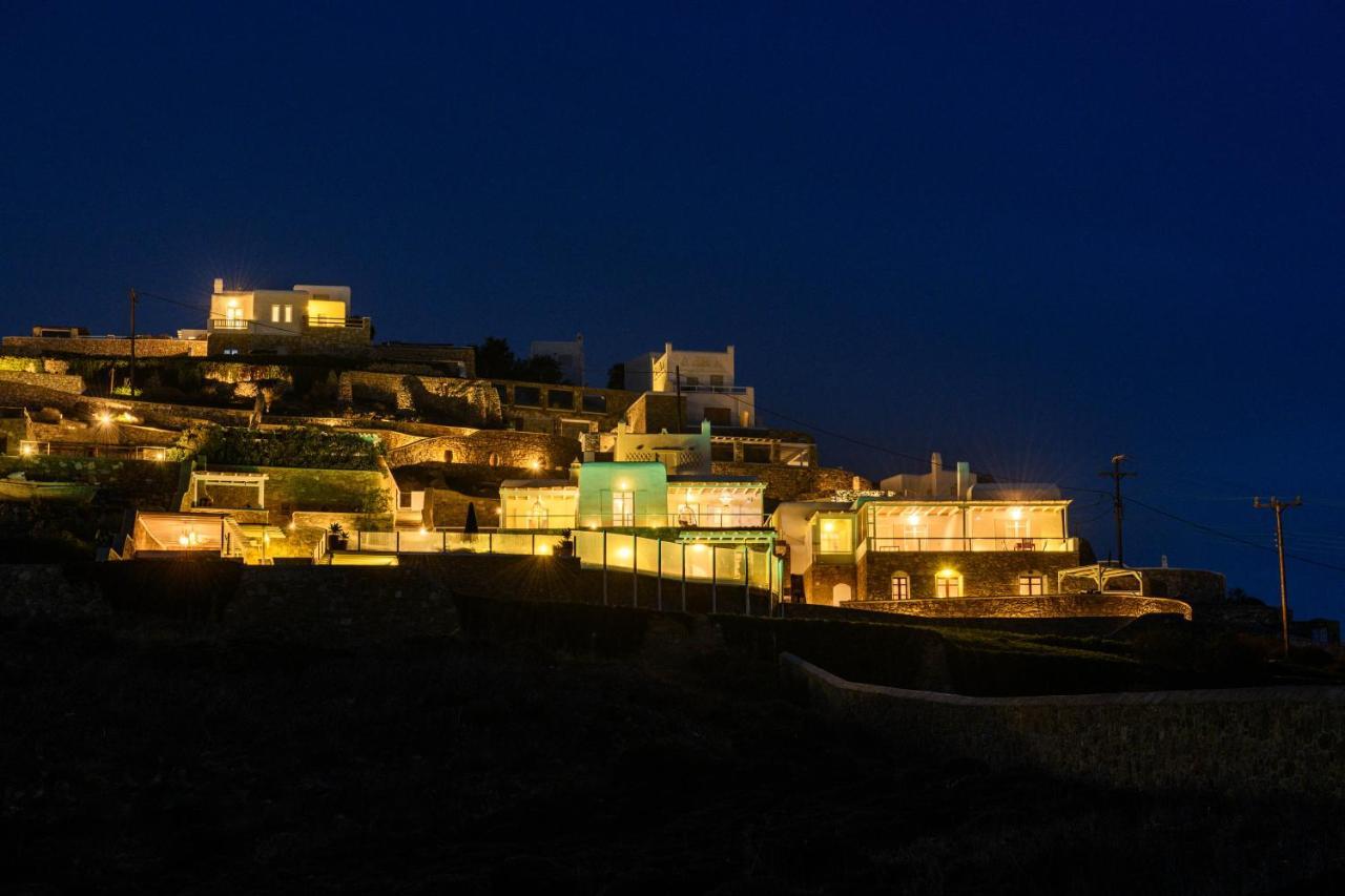 Cosset Villa Bohochic Sea&Harbourview And Sunset By One-Villas Ornos  Bagian luar foto