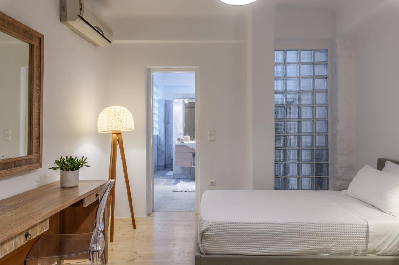 Cosset Villa Bohochic Sea&Harbourview And Sunset By One-Villas Ornos  Bagian luar foto