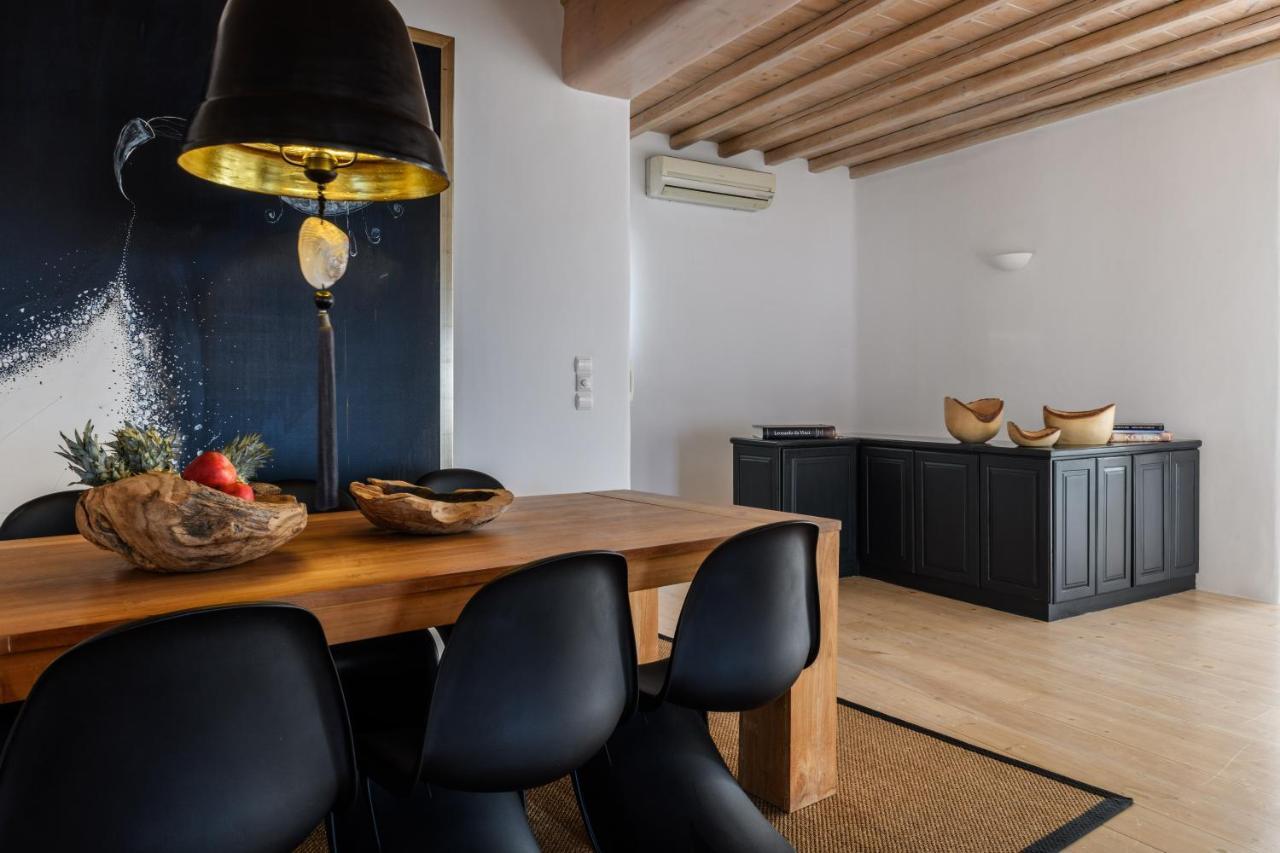 Cosset Villa Bohochic Sea&Harbourview And Sunset By One-Villas Ornos  Bagian luar foto