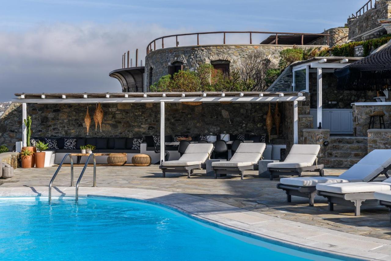 Cosset Villa Bohochic Sea&Harbourview And Sunset By One-Villas Ornos  Bagian luar foto