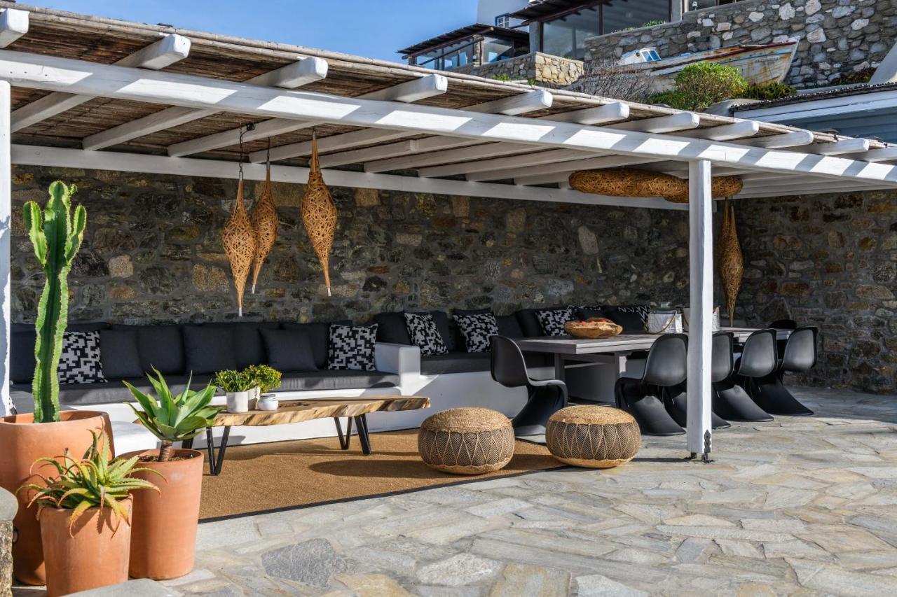 Cosset Villa Bohochic Sea&Harbourview And Sunset By One-Villas Ornos  Bagian luar foto
